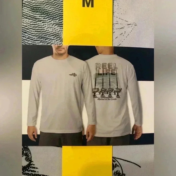 Other - Reel Life Gray Long Sleeve Shirt